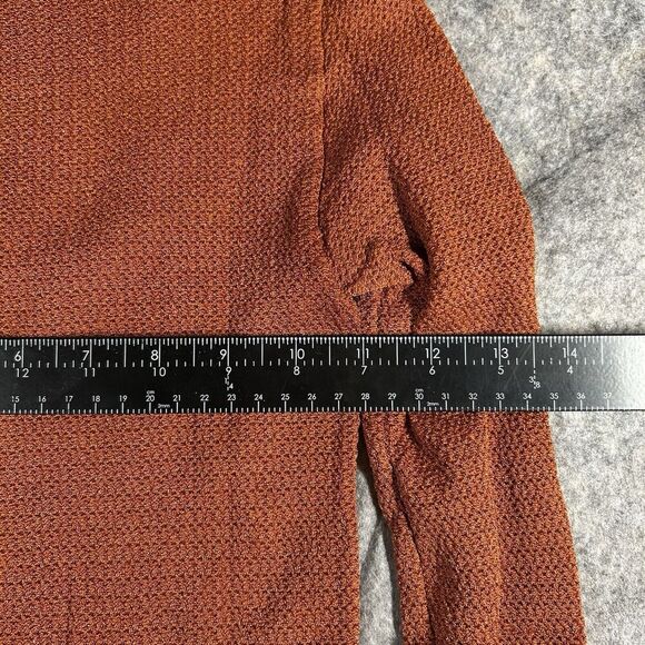 Free People Intimately Bodysuit Women’s M/L Lettuce Trim Burnt Orange Mock - Picture 5 of 7